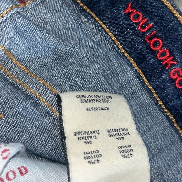 Alice + Olivia Dark Blue High Rise Jeans - Picture 3 of 3